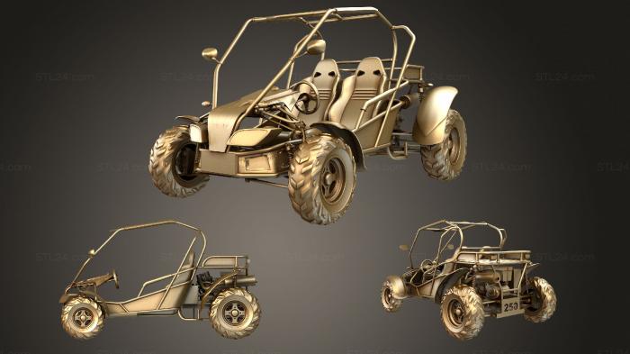Автомобили и транспорт (Багги, CARS_0901) 3D модель для ЧПУ станка